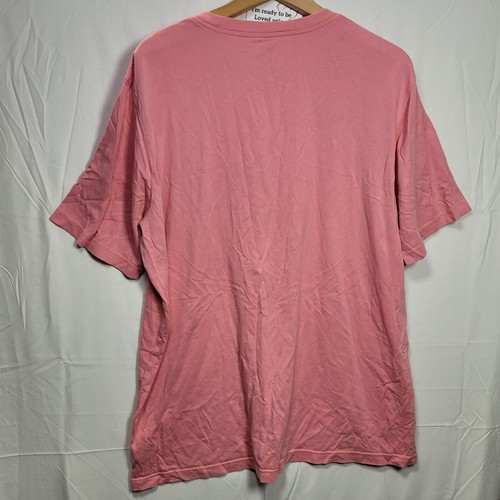 Short T-Shirt Dress Women Size 16 Pink Cotton Short Sleeve - Picture 6 of 9