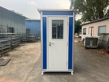 Assembled Guard Shack Ticket Toll Security Booth Prefab Portable Office 4x4x7