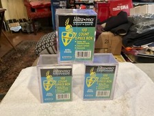 3-PACK Ultra Pro 100 Count 2-Piece Storage Trading Card Box Holder Case Sports