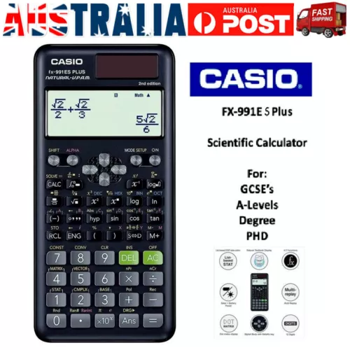 CASIO FX991ES Plus Advanced Scientific Calculator 417 FUNCTIONS ClassWiz feature - Picture 1 of 8