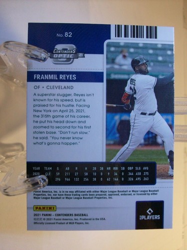 2021 Panini Contenders Optic Holo Baseball #82 Franmil Reyes (82985) - Picture 2 of 2