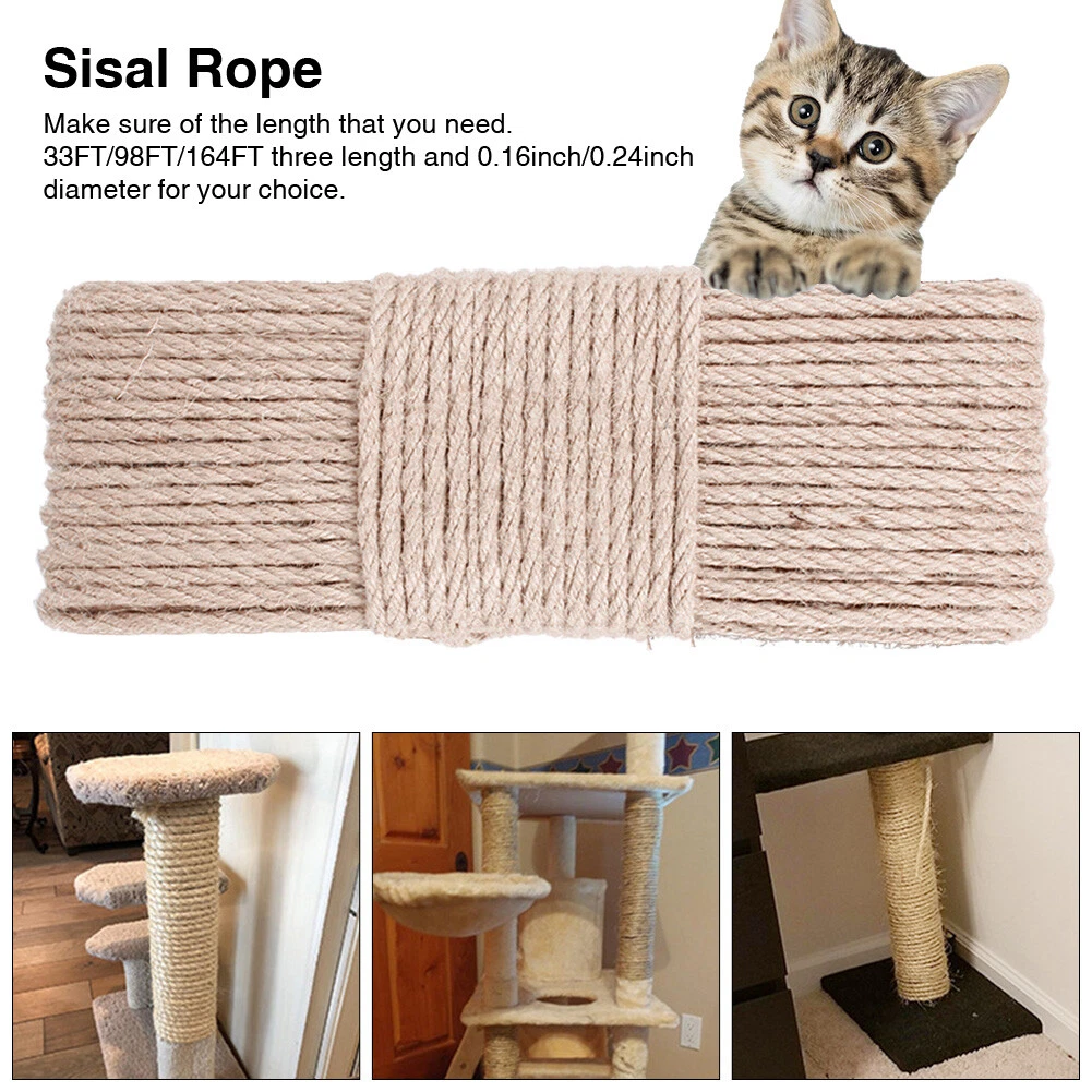 For Tree Tower DIY Pet Supplies Sisal Rope Replacement Parts Cat Scratching Post
