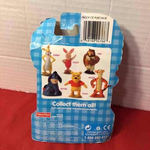 Fisher Price Disney Winnie the Pooh Collectible 3" Piglet Figure! - Picture 2 of 4