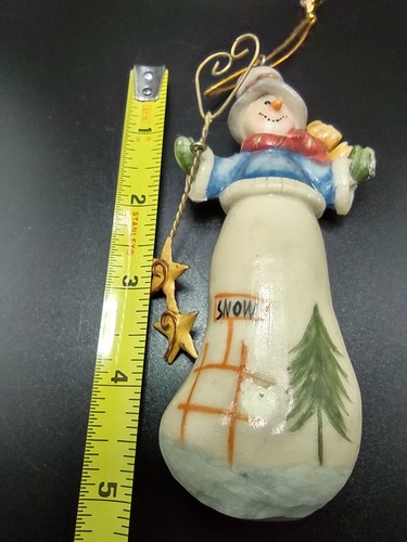 Adorno de Navidad muñeco de nieve vintage Atico - Imagen 5 de 5