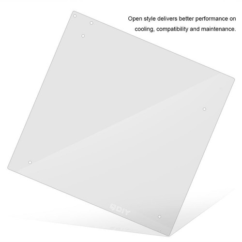 Transparent Acrylic Overlock Computer Case DIY Base Stand For ITX Motherboard GS - Afbeelding 7 van 7
