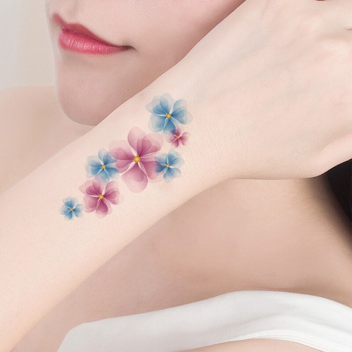 30 Sheets Woman Waterproof Body Temporary Tattoos Sticker Removable US - Picture 8 of 10