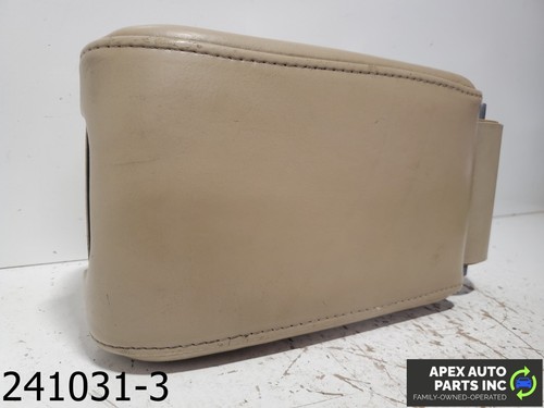 OEM 2003-2007 Cadillac CTS 3.6L CENTER CONSOLE ARMREST LID TAN LEATHER - Picture 3 of 12