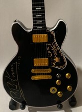 BB King miniature 10” guitar with stand.  Very rare!