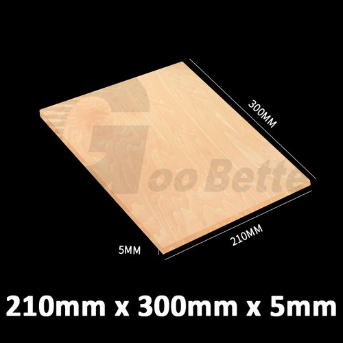 Sperrholz Bassholz Holzplatte Dicke 1.5-10mm Blätter Modell Bastel DIY Zuschnitt - Bild 32 von 33