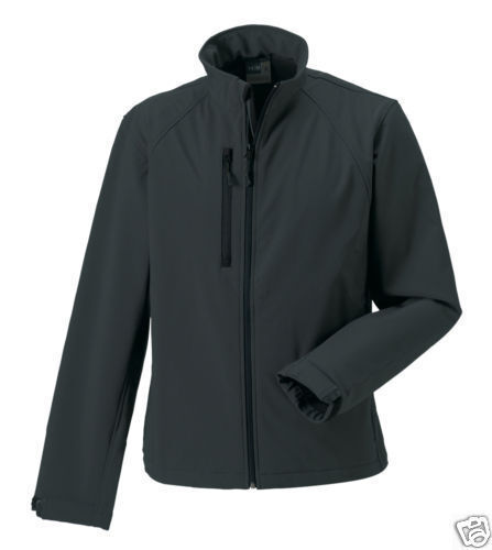 Russell Jerzees 140M Softshell Bomber Jacket Coat - No Logo - Picture 7 of 9