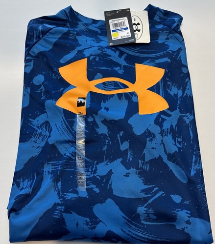 Under Armour Boys Blue Pullover Shirt Size Youth XL Brand New‼️ - Picture 1 of 7