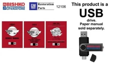 1991 Chevrolet Corvette Shop Service Repair Manual USB Drive