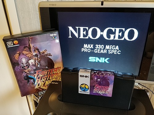 FIGHTER'S HISTORY DYNAMITE FHD (KARNOV'S REVENGE) NEO GEO AES Cartridge-c0710- - Picture 15 of 22