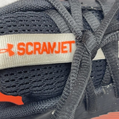 Under Armour UA BGS Charged Scramjet 3 Black/Orange Boy's Sneakers - Size 6.5 - Picture 7 of 10
