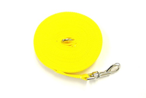 Long Dog Training Lead Leash 1m 2.5m 5m 10m 15m 25 Metres 7 Colours 25mm Webbing - Picture 36 of 39