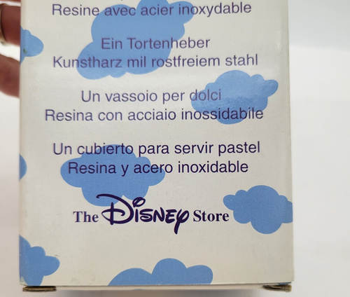 Vintage Winnie The Pooh Cake Server Resin With Stainless Steel Disney Store NOS - Imagen 5 de 6