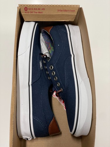 Vans Para Hombre Era 59 C&L Vestido Azul Paisley Lona Cuero Zapatos Talla 7 Nuevo en Caja - Imagen 8 de 8