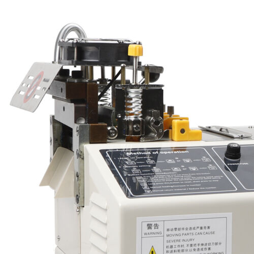Gurtband Schneidemaschine Automatische Heiß & Kalt Messer band Schneidemaschine - Bild 10 von 12