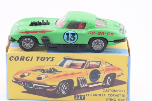 GIOCATTOLI CORGI * CHEVROLET CORVETTE PUNTING RAY * CODICE 3 * UNICO - Foto 5 di 5