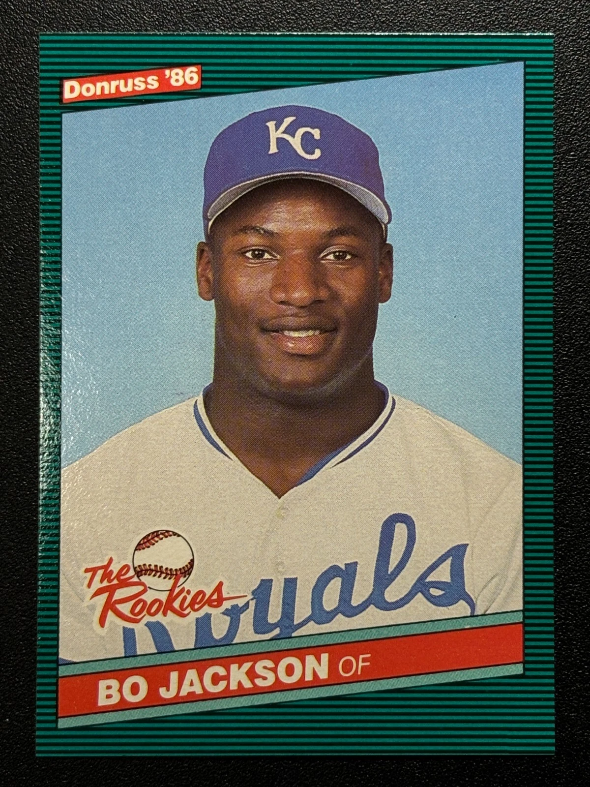 1986 Donruss The Rookies  #38  Bo Jackson  RC  Kansas City Royals