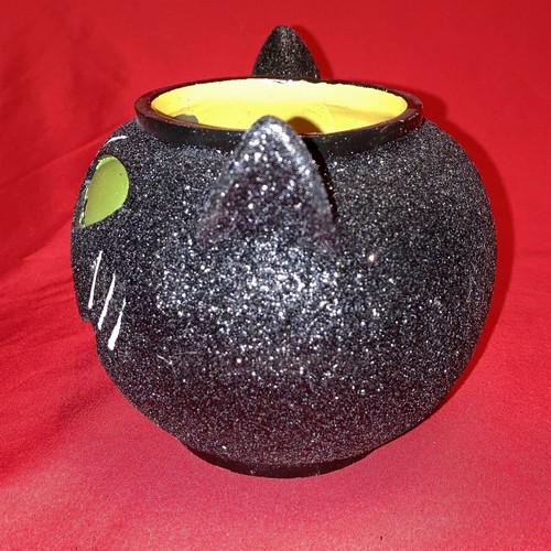 Illuminations Black Cat Face Lantern / Tea Light Votive Candle Holder /Halloween - Picture 8 of 22