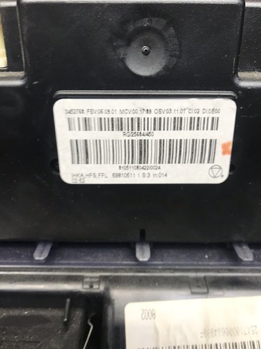 2008 Mini Cooper S Heater Control A/C Climate Control Center Dash Bezel - Picture 9 of 12