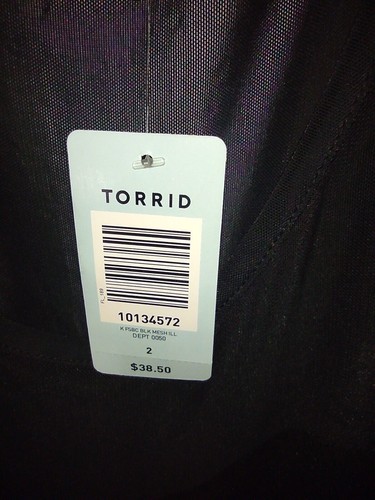 Torrid Black Mesh Yoke Peplum Short Sleeve Top Size 2 NWT - Picture 6 of 7