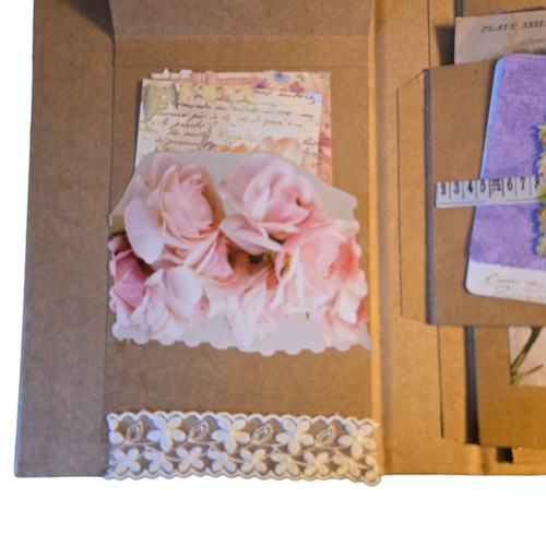 Handmade Interactive Junk Journal Pockets Fold-out Pages for Photos Writing Art - Picture 14 of 22