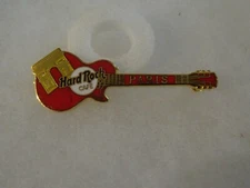 Hard Rock Cafe Paris Red Guitar Arc De Triumph Pin
