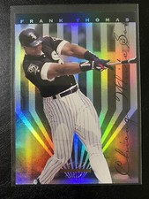 1995 LEAF LIMITED FRANK THOMAS #1 Prism FOIL Baseball Card HOF White Sox