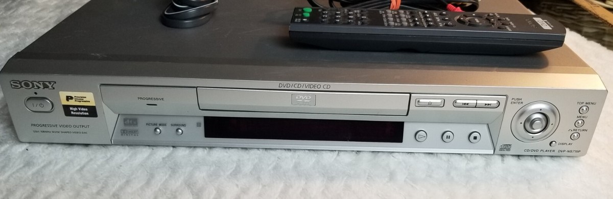 Sony DVP-NS715P CD/DVD Player Progressive Includes A/V Cable