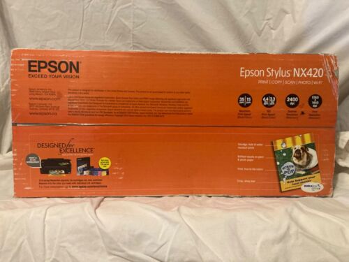 Epson Stylus NX420 Printer ~ New ~ Print Copy Scan Photo Wi-Fi ~ 5760 x 1440 dpi - Picture 14 of 14