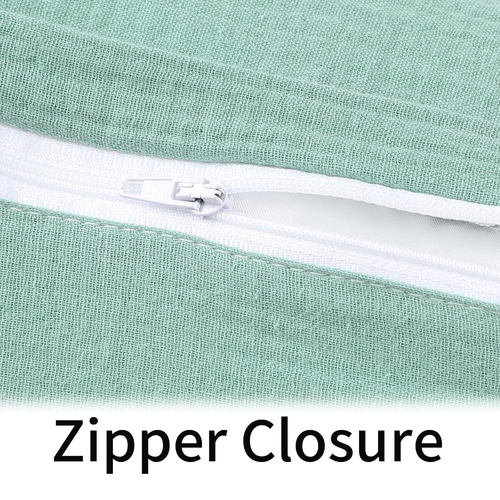 Muslin Nursing Pillow Cover Soft 100% Cotton Feeding Pillow Slipcover Fits Stand - Picture 3 of 12