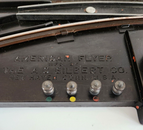 8 American Flyer Right Left Straights Switches 3/16" S Scale Gauge Train Track - Photo 17 sur 23