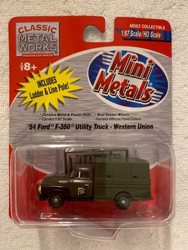 Mini camion utilitaire Ford F-350 échelle HO 54 chacun vendu séparément - Photo 8/27