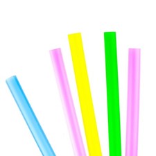 900 Pack - Jumbo Colored Boba Bubble Tea Straws | Individual Wrapped