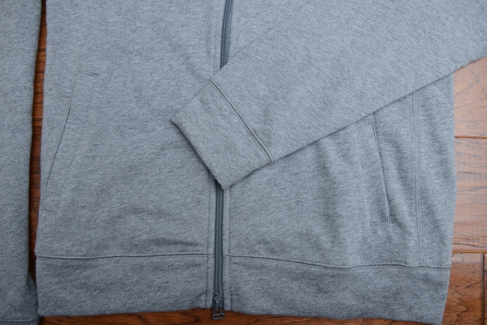 Armani Exchange A X Men's Full Zip Light Gray Cotton Hooded Jacket Hoodie M Armani Exchange A X Men's Full Zip Light Gray Cotton Hooded Jacket Hoodie M