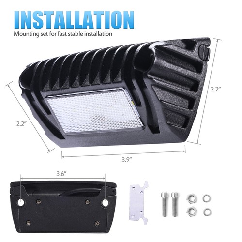 2 PIEZAS 12V Exterior LED Porche Utilitario Luz Toldo Lámparas Techo Para Barco Marino - Imagen 6 de 15