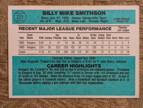 1984 Donruss Baseball (14) Card Lot - Picture 16 of 20