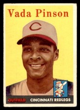 1958 Topps Baseball #420 Vada Pinson VG *g1