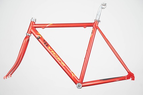 NOS VICINI FRAME VINTAGE OLD ROAD RACING BIKE BICYCLE RED CAMPAGNOLO VELOCE - Picture 9 of 19