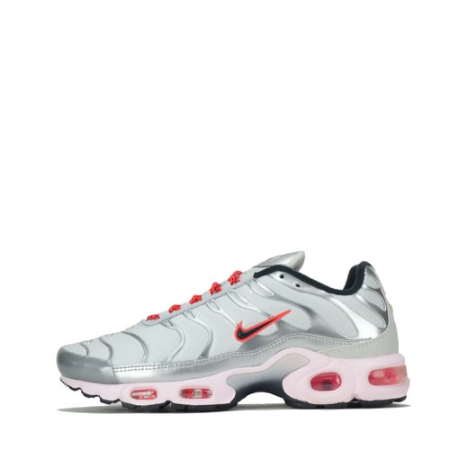 Chaussures baskets femmes Nike Air Max Plus à lacets argent métallique - Photo 1/8