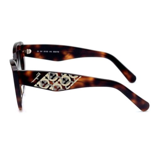 Salvatore Ferragamo SF1022S 214 Tortoise/ Grey Gradient Lens 53mm - Picture 3 of 4