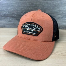 Boundary Waters Hat Cap Snap Back Orange Sawbill Wilderness Outdoors