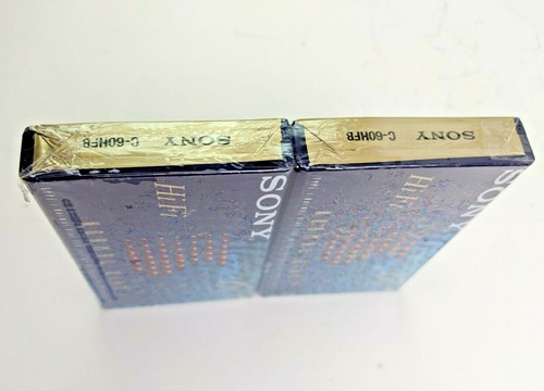 SONY HiFi 60 Min Normal Bias Sealed Cassette Tape 2 Pack - Picture 3 of 3