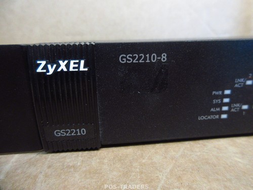 ZyXEL GS2210-8 Gigabit 8 ports GbE L2 PoE Switch 2X SFP - INCL RACK EARS - Photo 4/8