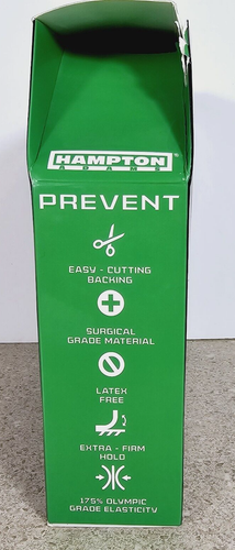 Hampton Adams Premium Kinesiology Tape Green - 2" x 135' - Waterproof - Sealed - Picture 6 of 11