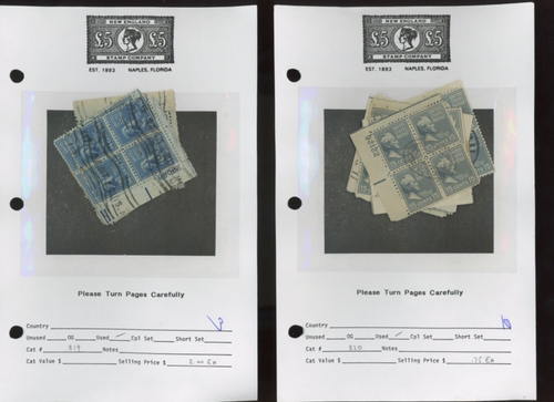 US stamps 750 to 820 blocks of 4 dealer lot see description cv over 365 (mb33 - Imagen 23 de 23