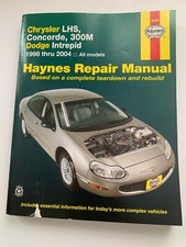  25026 Haynes Publications Chrysler LHS, Concorde, 300M Dodge Intrepid 1998-2004