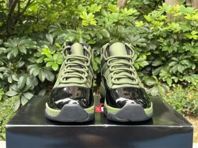 シューズ(男性用) Air Jordan 11 green Nike Air Jordan 11 Green black CT8012-300 New Men's shoes | eBay